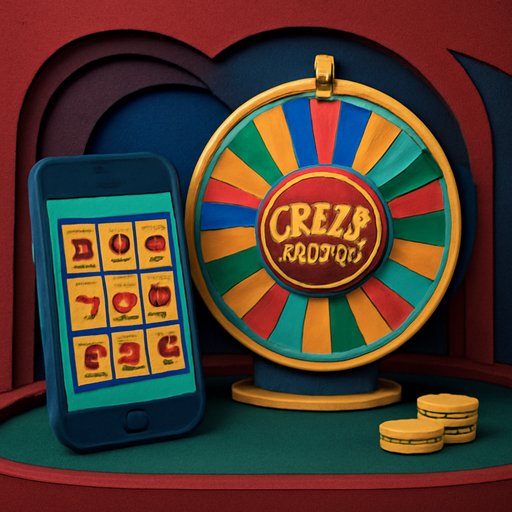 ans79 Rotating Prize Wheel Scene